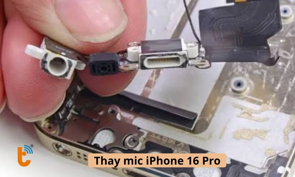 Thay mic mới cho iPhone 16 Pro