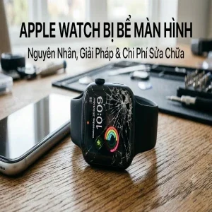 Apple Watch bị bể màn hình: Cách phân biệt vỡ kính, rủi ro tiềm ẩn và các bước xử lý an toàn