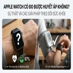 Apple Watch có đo được huyết áp không: Sự thật tính năng, các model hỗ trợ và cách theo dõi