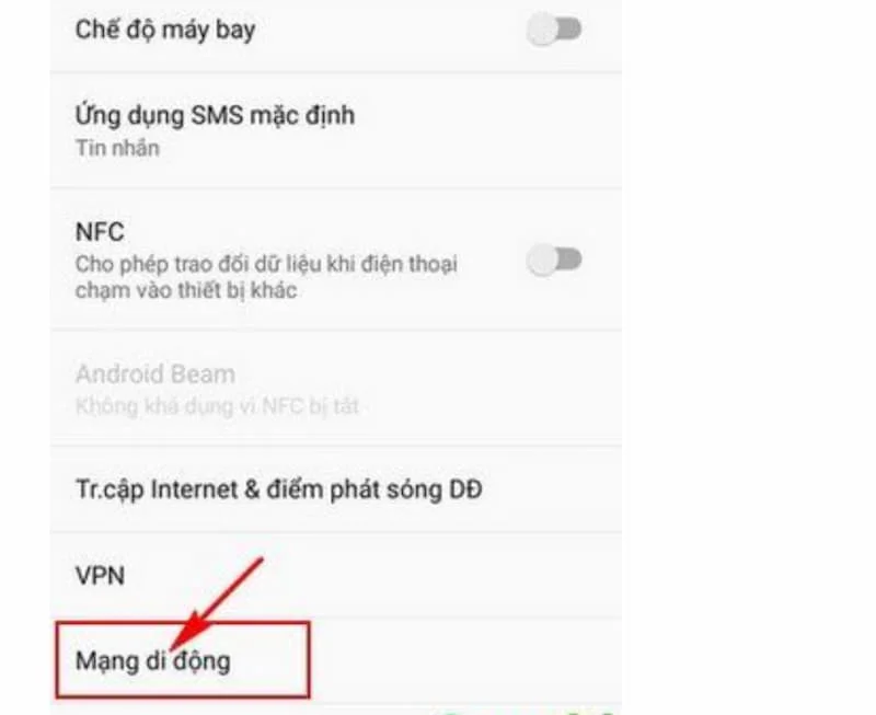 Mạng di động