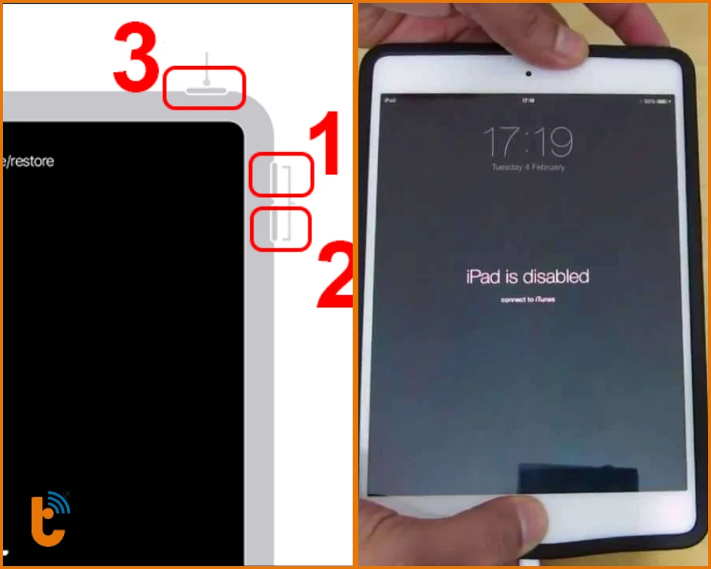Đưa iPad về chế độ Recovery Mode