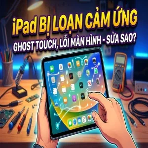 iPad bị loạn cảm ứng: Nguyên nhân đặc thù & Cách sửa chuẩn kỹ thuật
