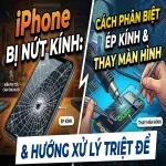 iPhone bị nứt kính: Cách phân biệt ép kính, thay màn hình & Hướng xử lý triệt để
