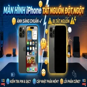 iPhone bị tắt nguồn đột ngột dù còn pin: Dấu hiệu & Cách khắc phục
