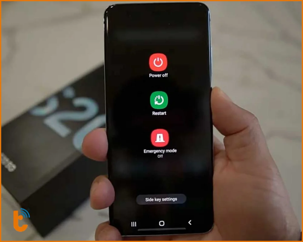 Khởi động lại thiết bị