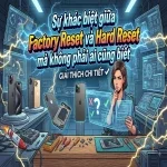 Sự khác biệt giữa Factory Reset và Hard Reset mà không phải ai cũng biết
