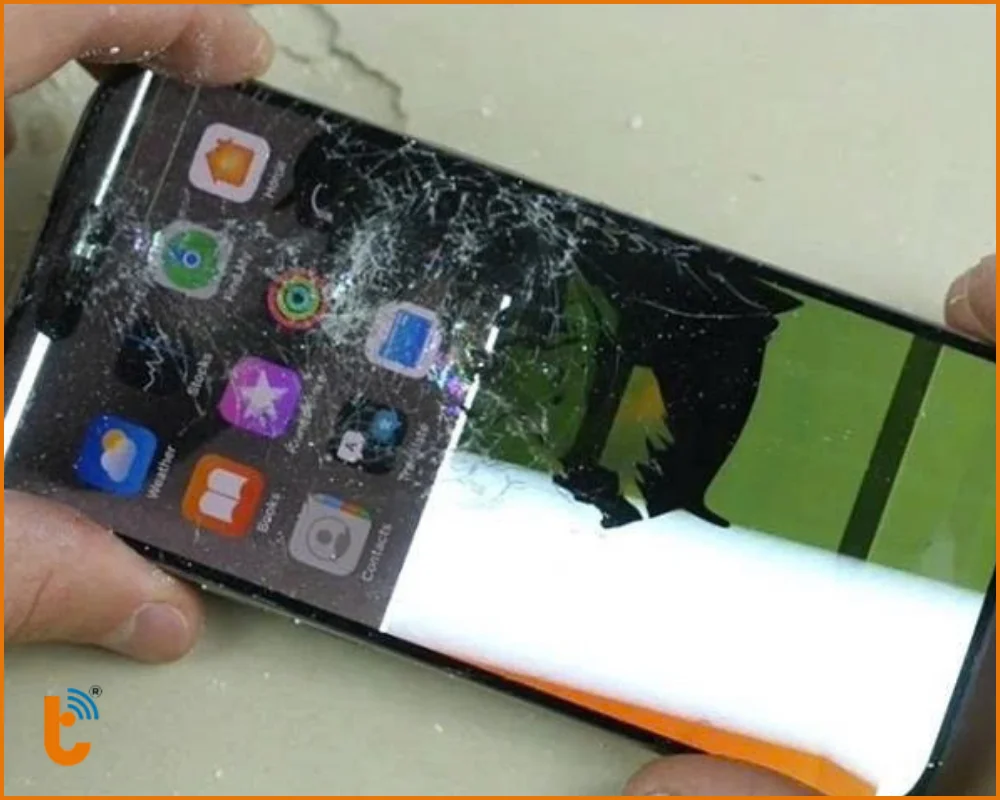 Trường hợp iPhone bị hỏng tấm nền hiển thị