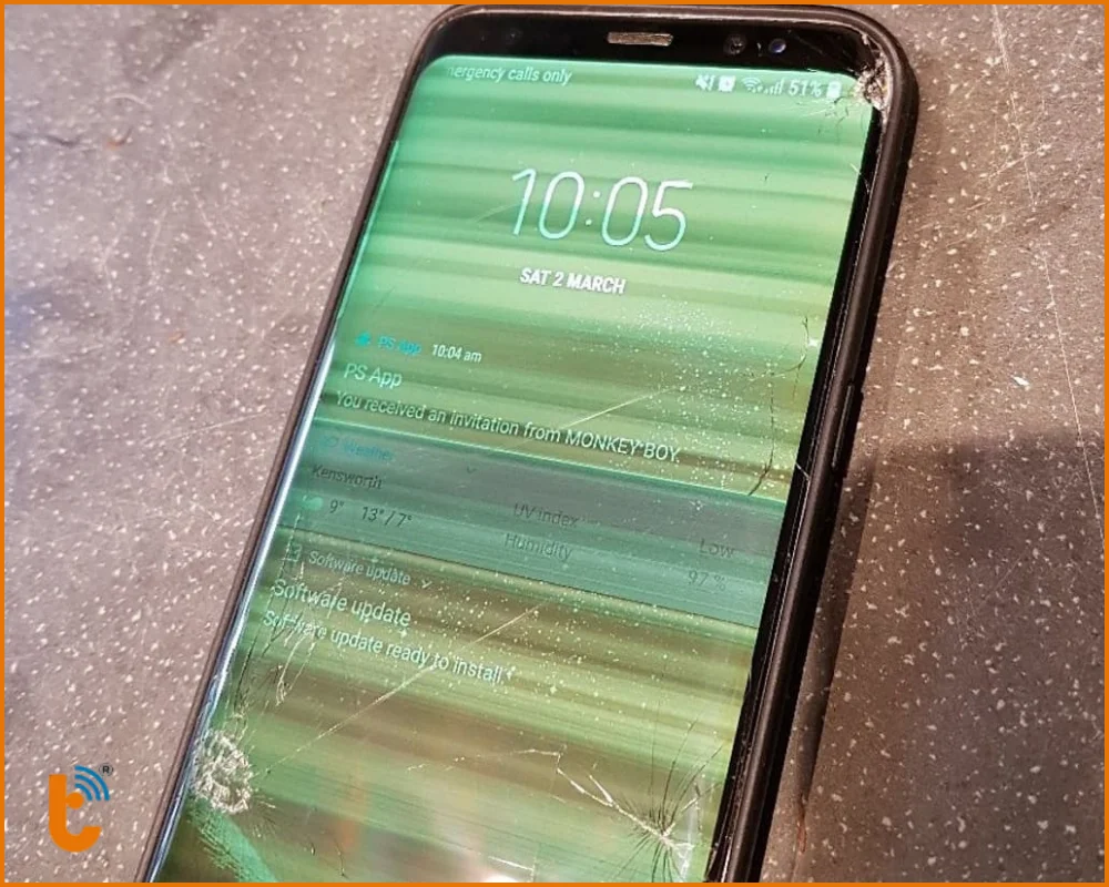 Những dấu hiệu cho thấy Samsung A50 hỏng tấm nền hiển thị
