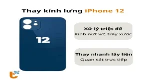Thay kính lưng iPhone 12