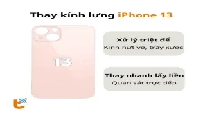Thay kính lưng iPhone 13
