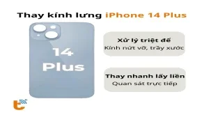 Thay kính lưng iPhone 14 Plus