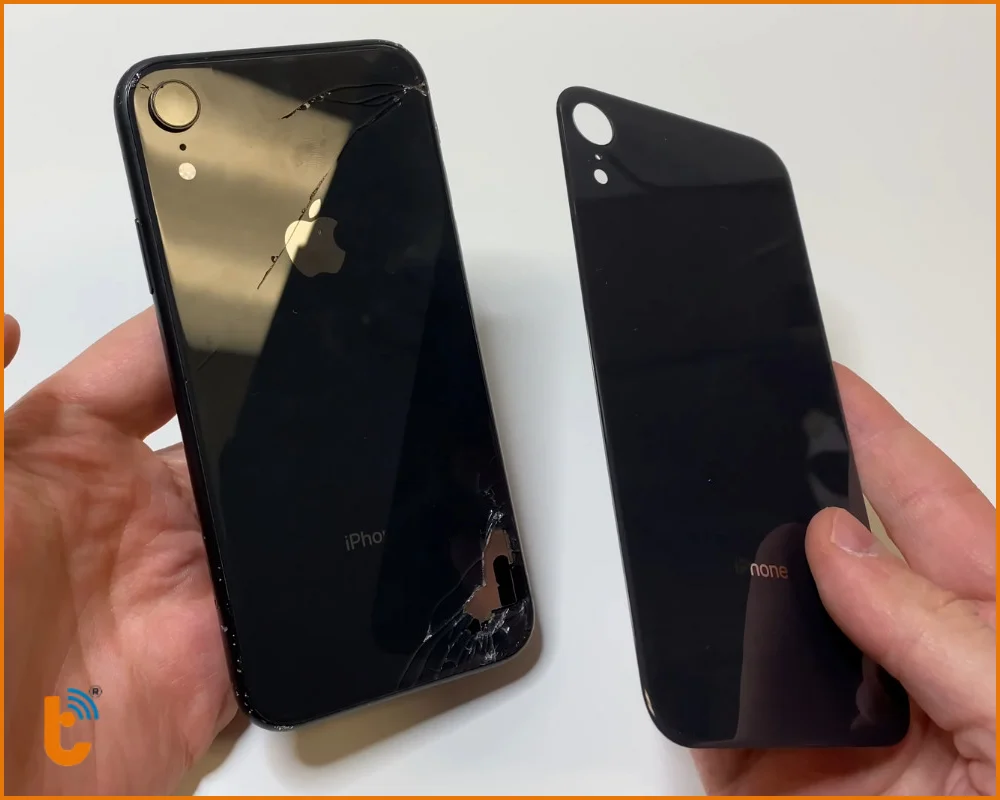 Thay kính lưng iPhone Xr bị bể