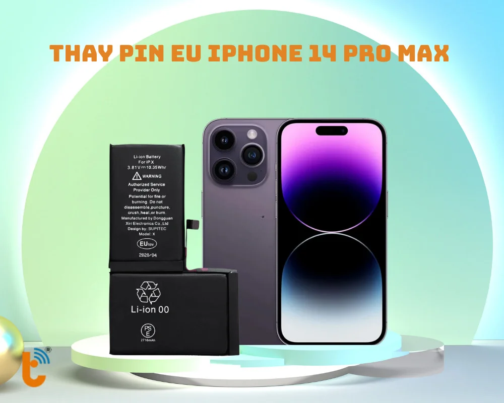 Thay pin EU iPhone 14 Pro Max