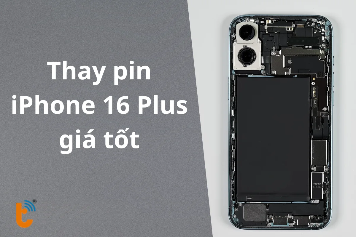 Thay pin mới cho iPhone 16 Plus
