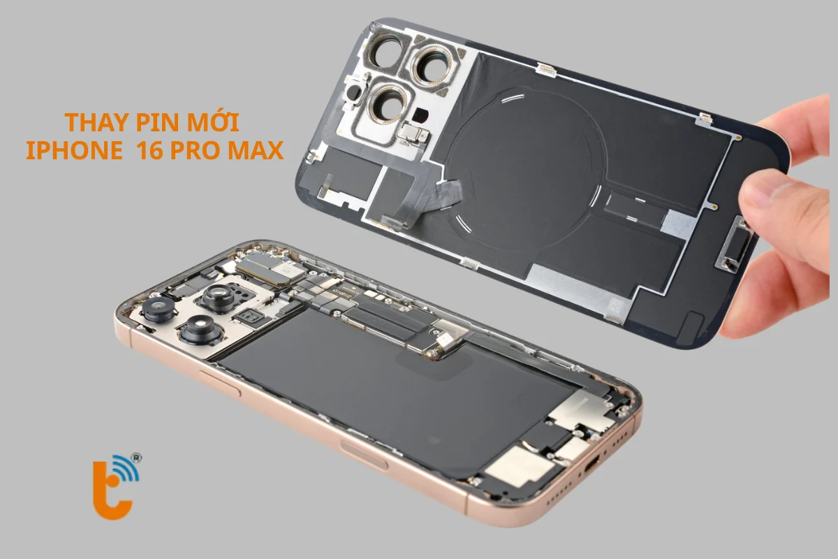 Thay pin iPhone 16 Pro Max