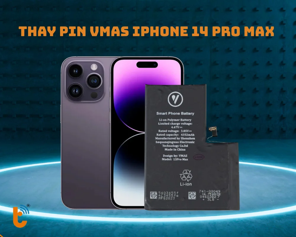 Thay pin Vmas iPhone 14 Pro Max