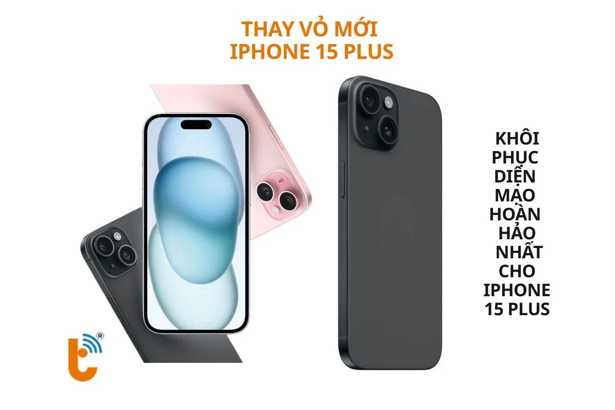 Dịch vụ thay vỏ iPhone 15 Plus