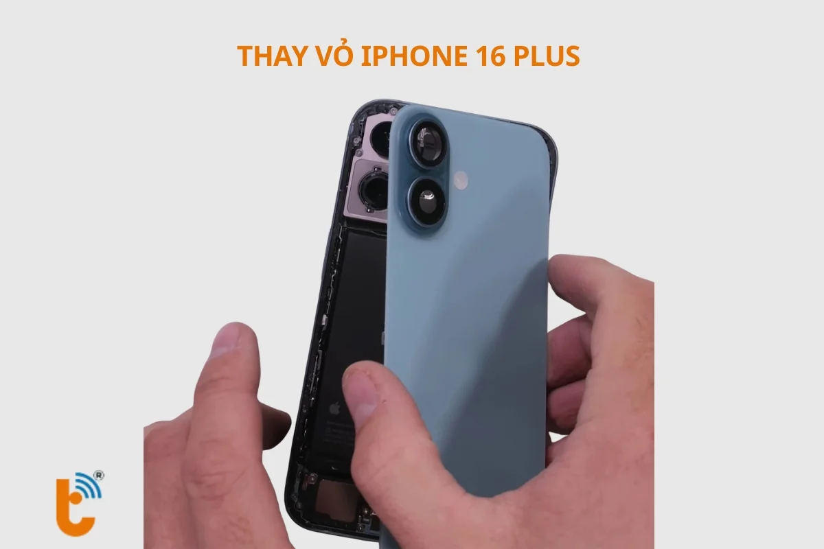 Thay vỏ iPhone 16 mới