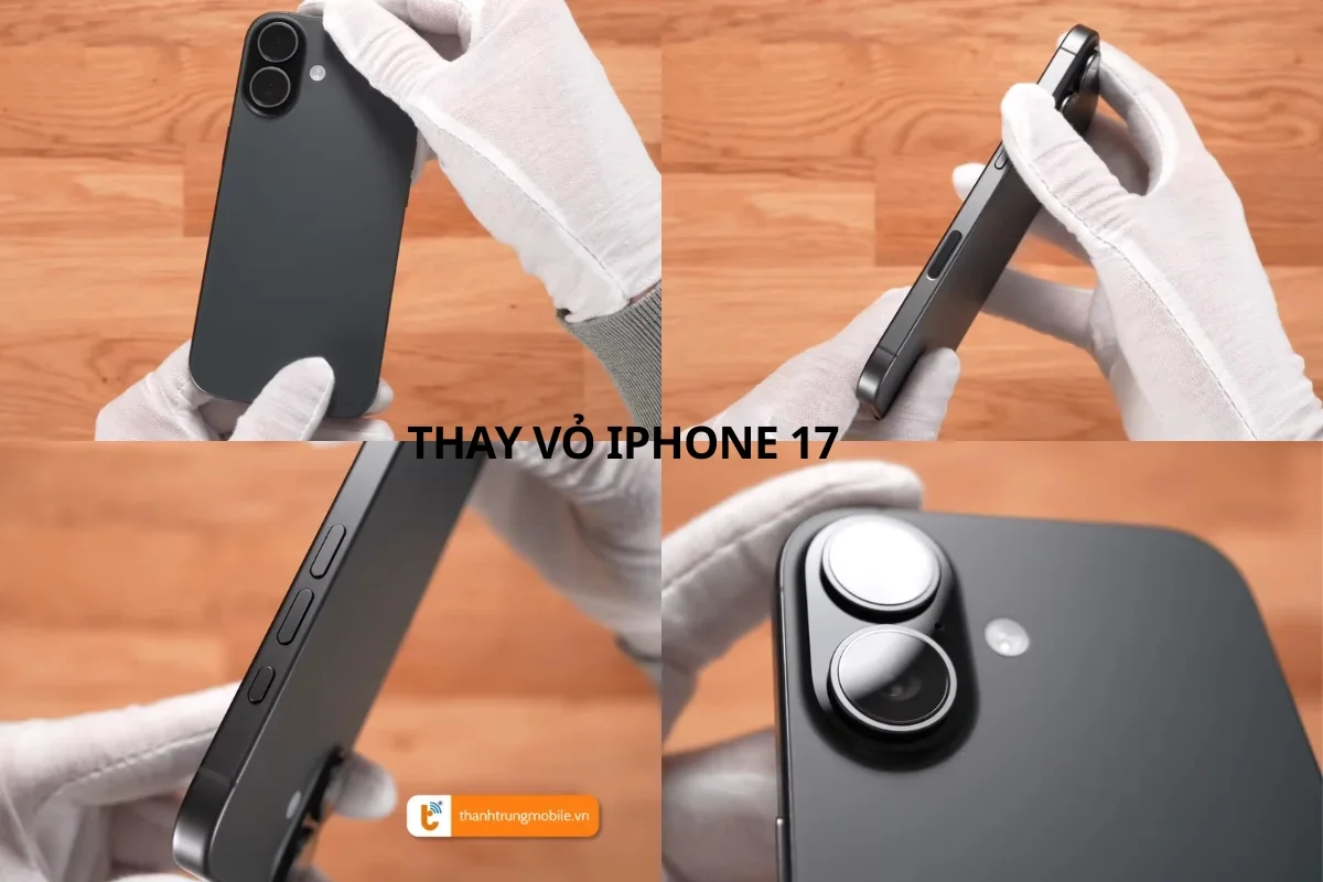 Vỏ iPhone 17 nhôm nguyên khối