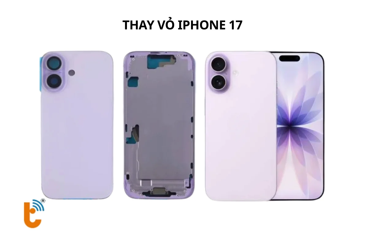 Thay vỏ ngoài iPhone 17