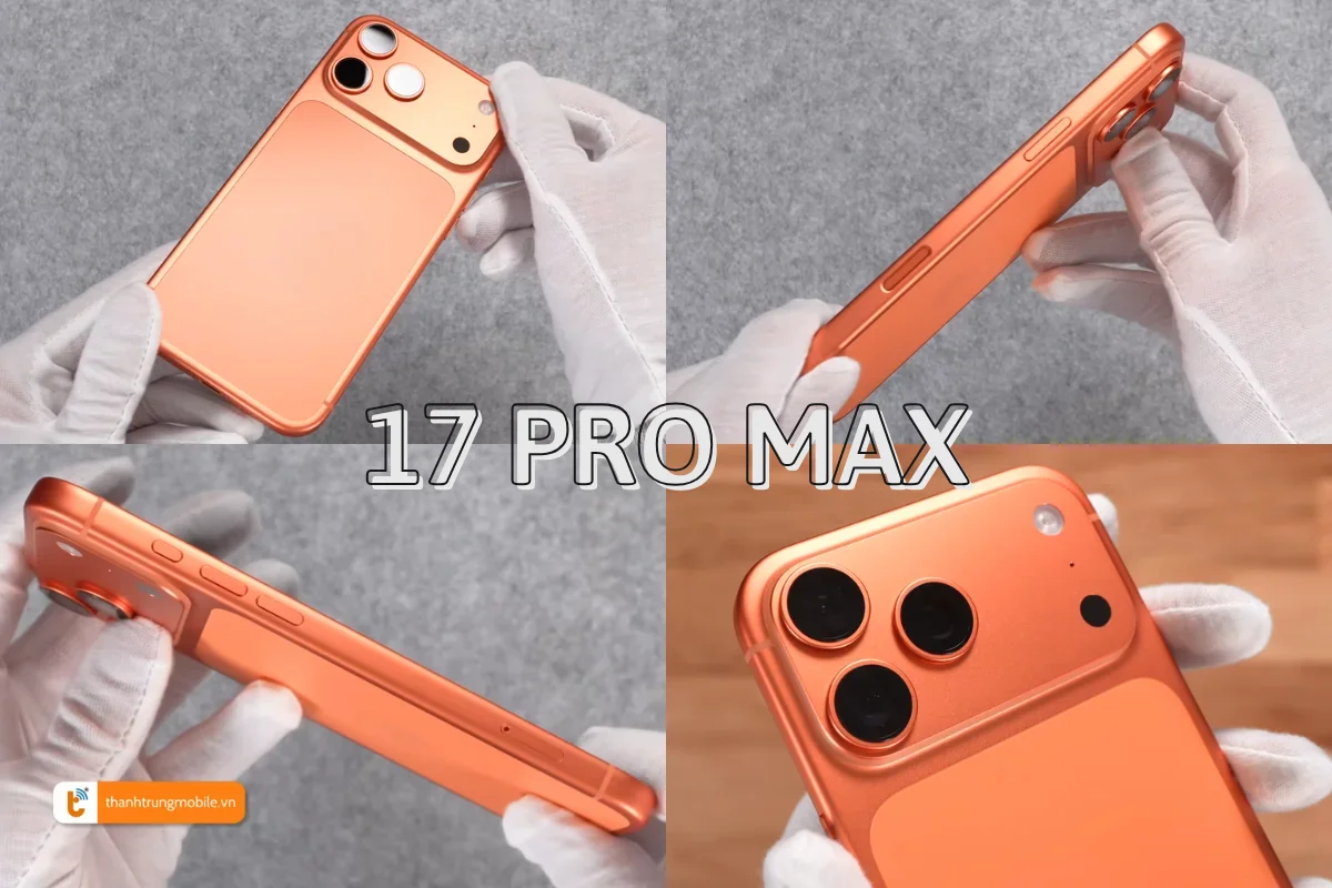 Thay vỏ mới cho iPhone 17 Pro Max khi vỏ cũ bị trầy, móp méo