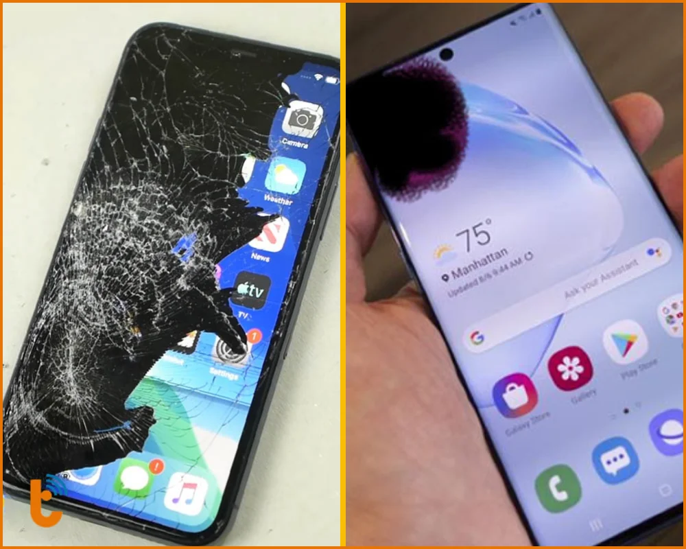 Dấu hiệu điện thoại cần phải thay màn hình