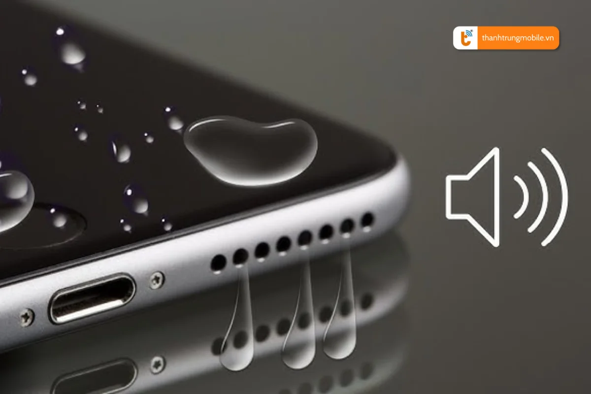 âm thanh đẩy nước khỏi loa điện thoại