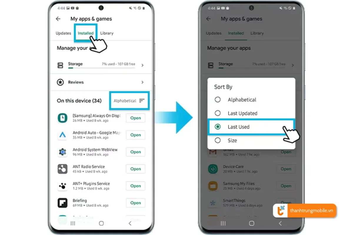 ẩn quảng cáo trên màn hình khóa samsung
