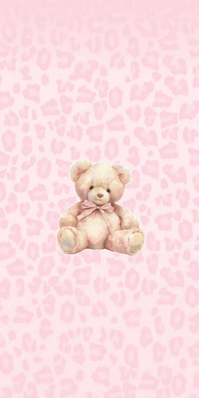 anh-4-hinh-nen-mau-hong-voi-gau-bong