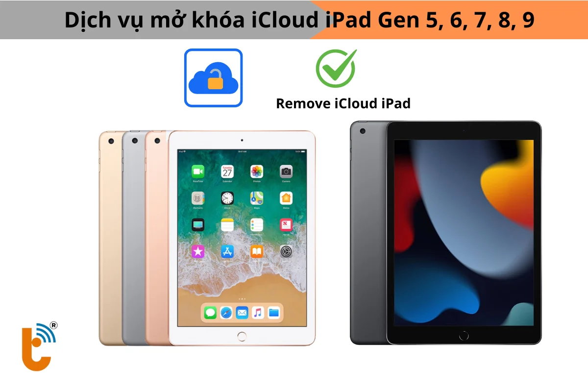 bẻ khóa iCloud iPad gen 5 giá bao nhiêu