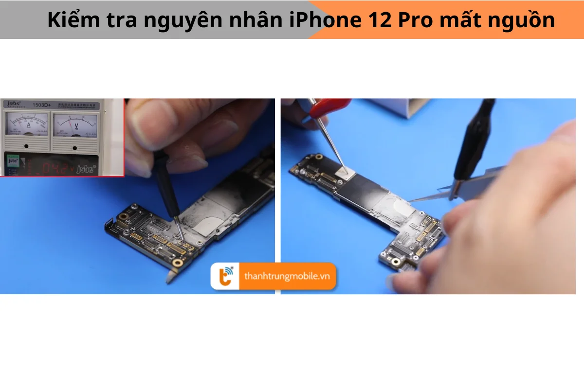Sửa iPhone 12 pro mất nguồn - Thành Trung Mobile