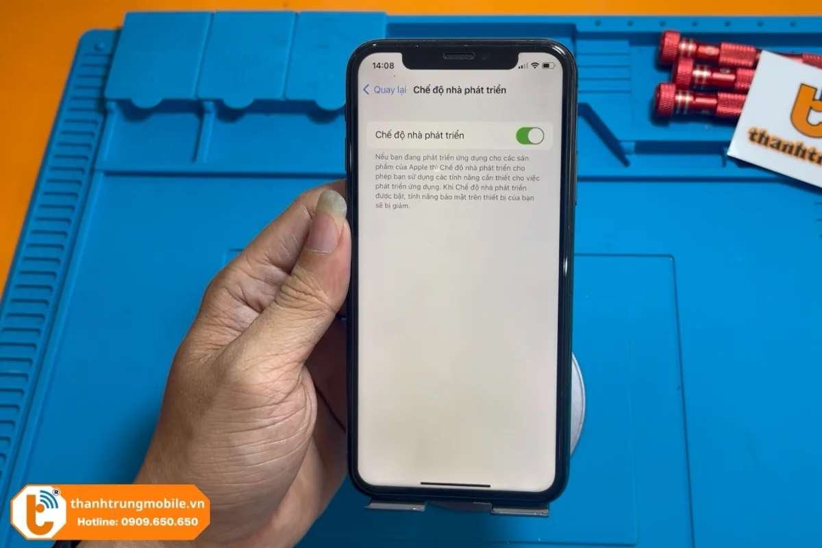 Bật chế độ nhà phát triển
