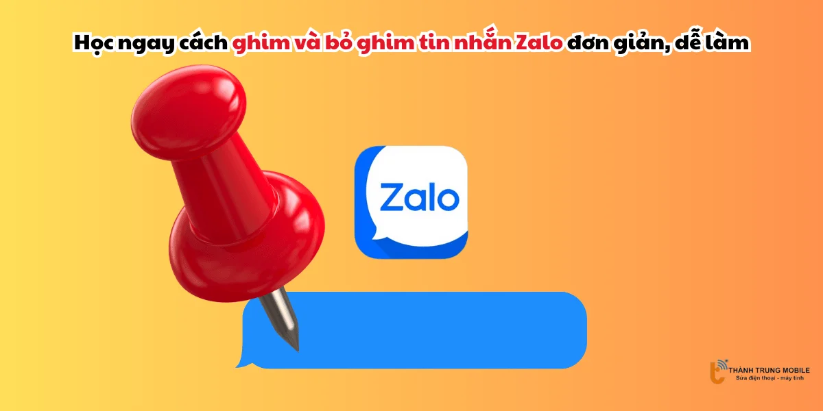 Cách ghim và bỏ ghim tin nhắn Zalo 