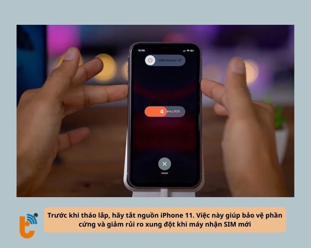 Tắt nguồn iPhone