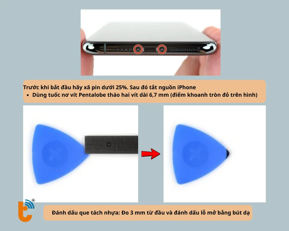 Các bước chuẩn bị trước khi tách màn hình