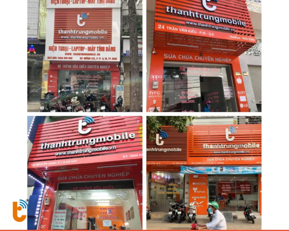 Các chi nhánh Thành Trung Mobile tại TP.HCM