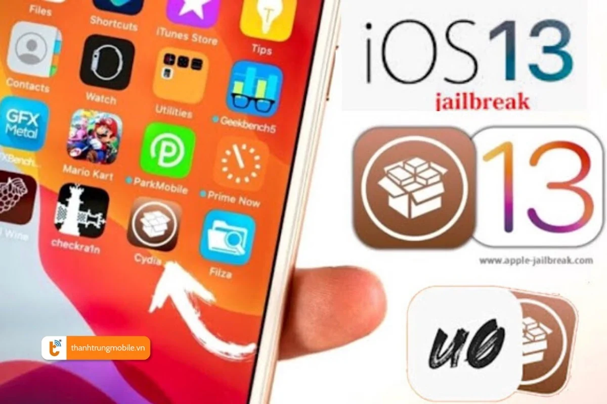Các công cụ Jailbreak iOS 13 a1