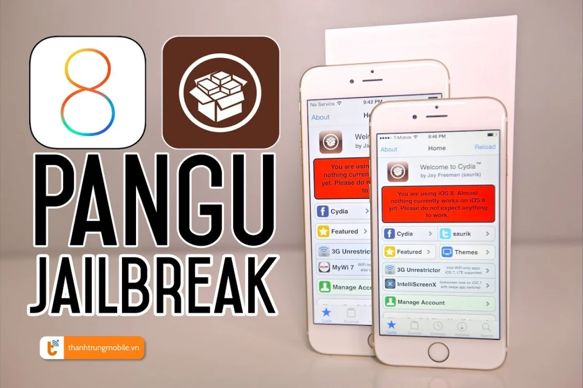 Các công cụ Jailbreak iOS 8 a1