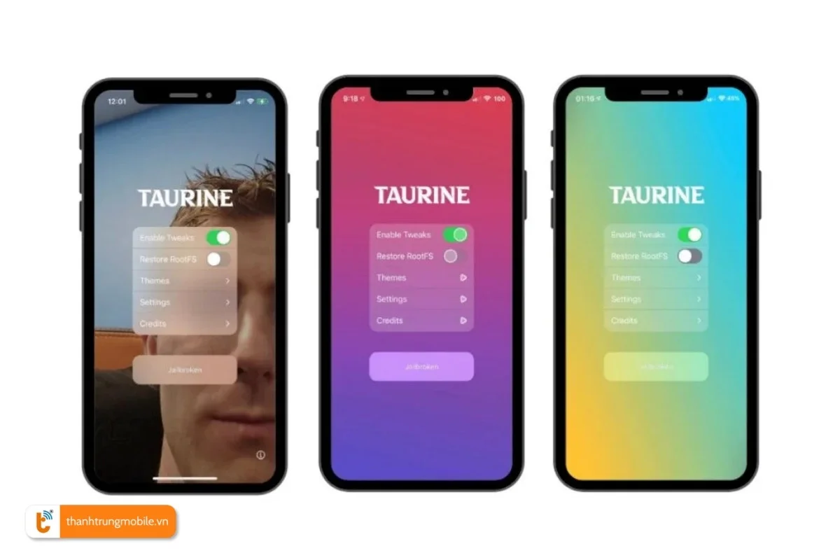 Các phiên bản Taurine a2