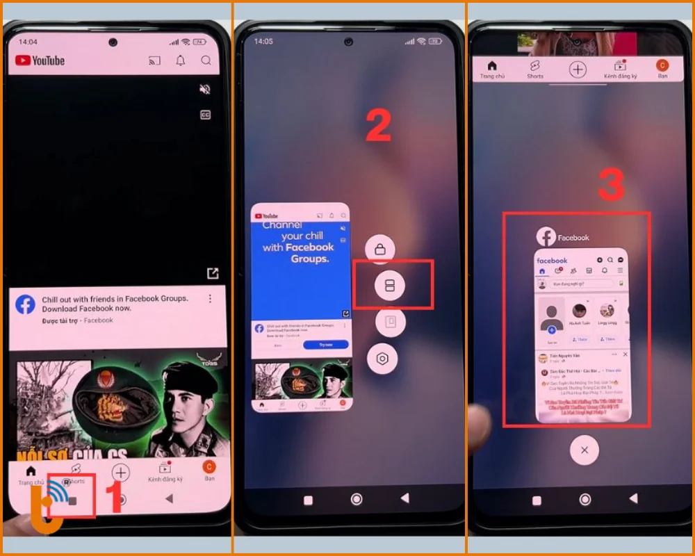 Cách chia đôi màn hình trên điện thoại Xiaomi