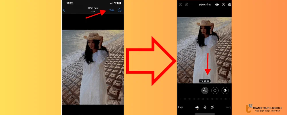 Cách chỉnh ảnh ngược sáng 