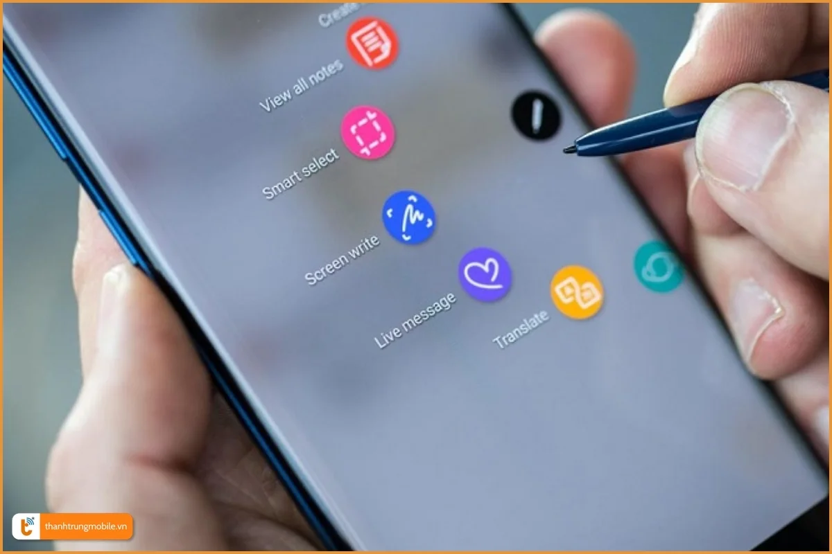 Cách chụp ảnh màn hình Samsung S22 Ultra bằng bút S Pen