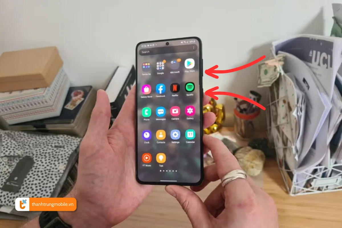 cách chụp màn hình samsung s21 plus