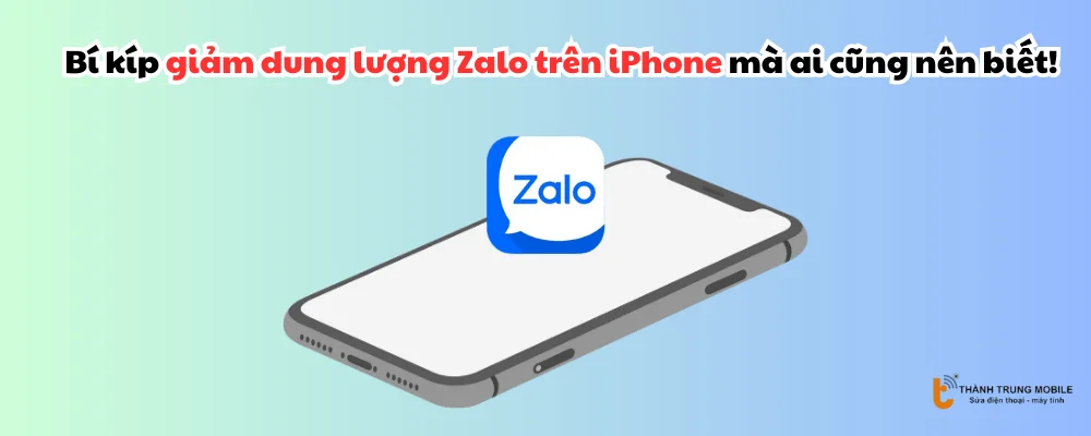 Cách giảm dung lượng Zalo trên iPhone