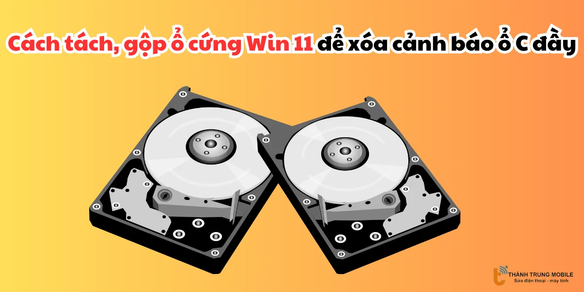 Cách gộp ổ cứng và tách ổ cứng