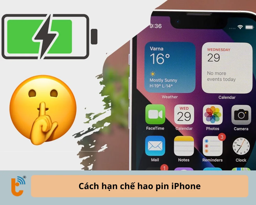 Cách hạn chế hao pin iPhone