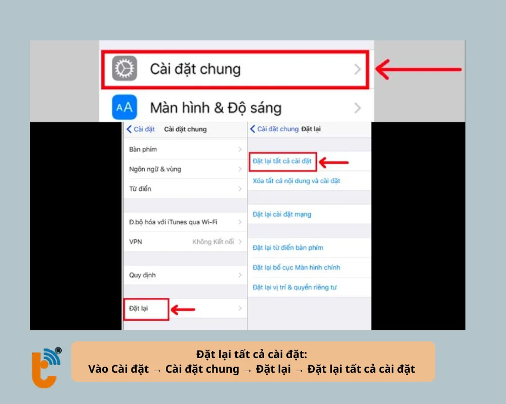 Đặt lại cài đặt gốc