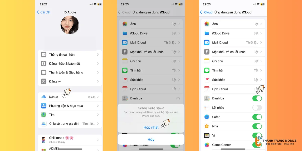 Cách khôi phục danh bạ đã xóa trên điện thoại iPhone