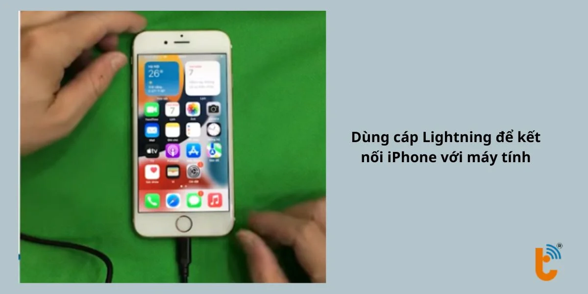 Kết nối iPhone 6s với máy tính