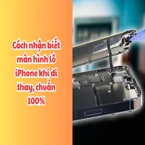 Cách nhận biết màn hình lô iPhone khi đi thay, chuẩn 100%
